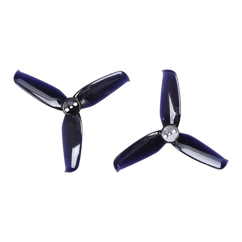 Фото Пропеллеры GEMFAN FLASH 2540, трехлопастные, 2,5 дюйма, комплект из 4 штук (4CW, 4CCW), совместимы с моторами 1104 и 1105. №3