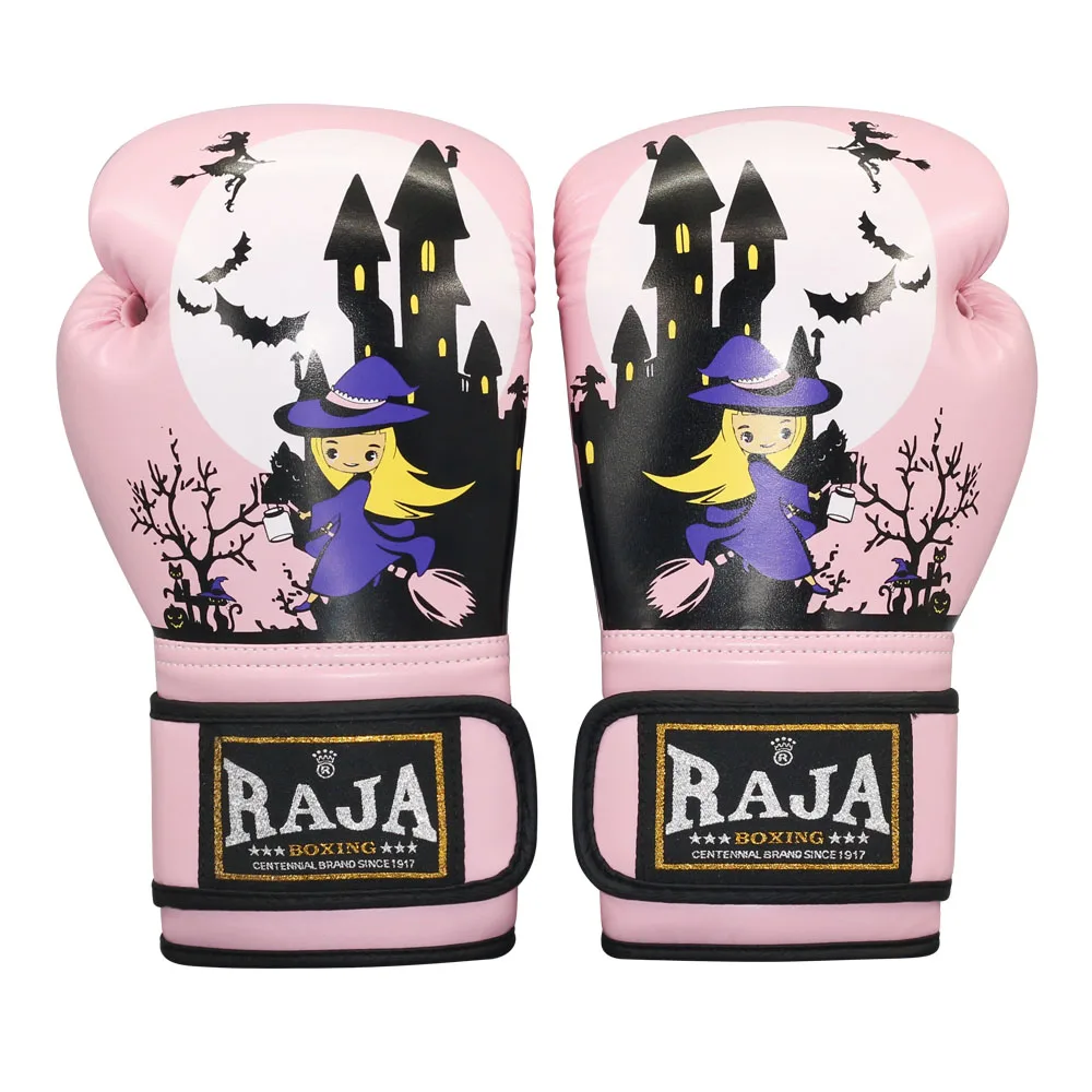 2022 Children's Boxing Gloves High Quality Cartoon Solid Color Kids Mma Boy and Girl Martial Arts Muay Thai Fighting Training