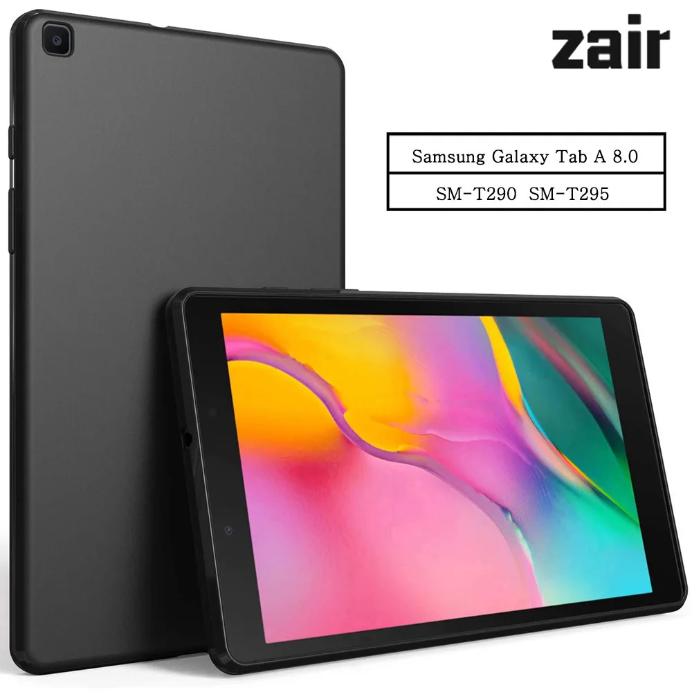 

Силиконовый чехол для планшета Samsung Galaxy Tab A 8,0, 2019 дюйма, Φ T290, T295, гибкий мягкий черный чехол из ТПУ, задняя крышка