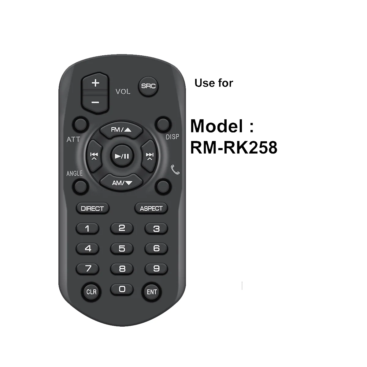 Флэш-пульт дистанционного управления для JVC DVD/CD/USB-приемника