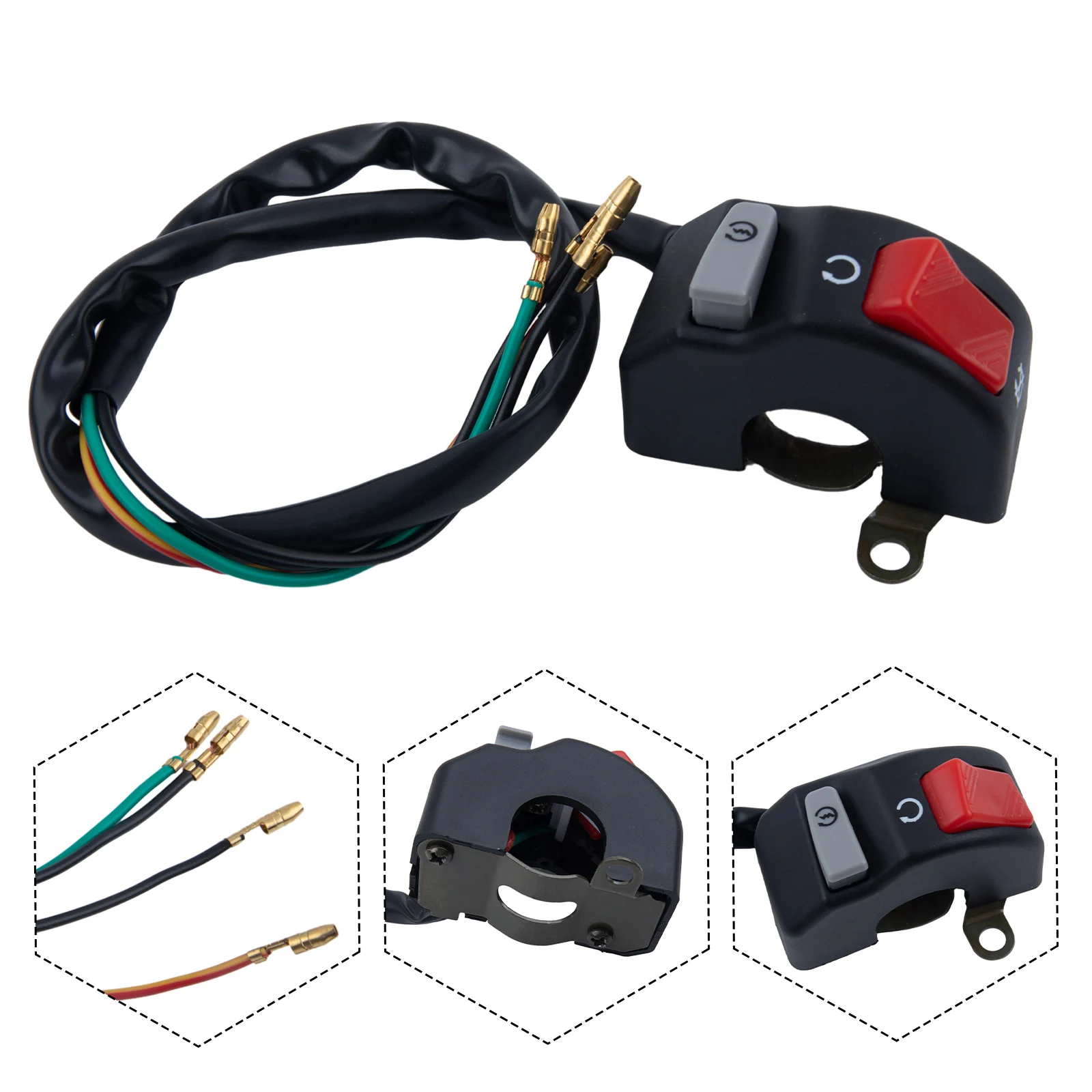 Высококачественный совершенно новый переключатель руля управления мотоциклом