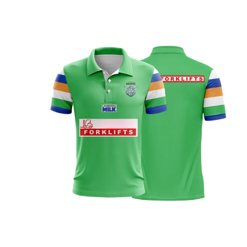 Домашняя майка Canberra Raiders 2025S-5XL-поло