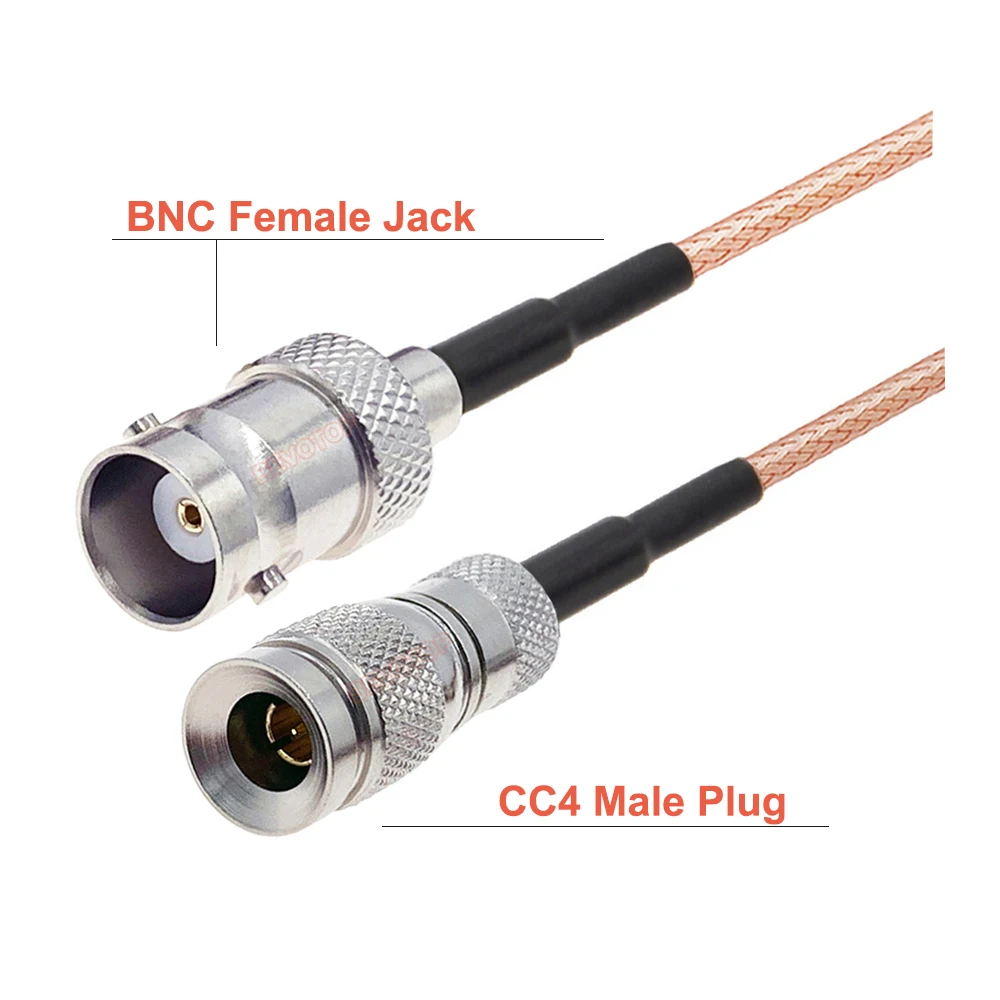 CC4 DIN 1 0/2 3 Mini BNC прямой угол к штекер/гнездо 75 Ом RG179 Pigtail HD SDI кабель для шаттла Blackmagic