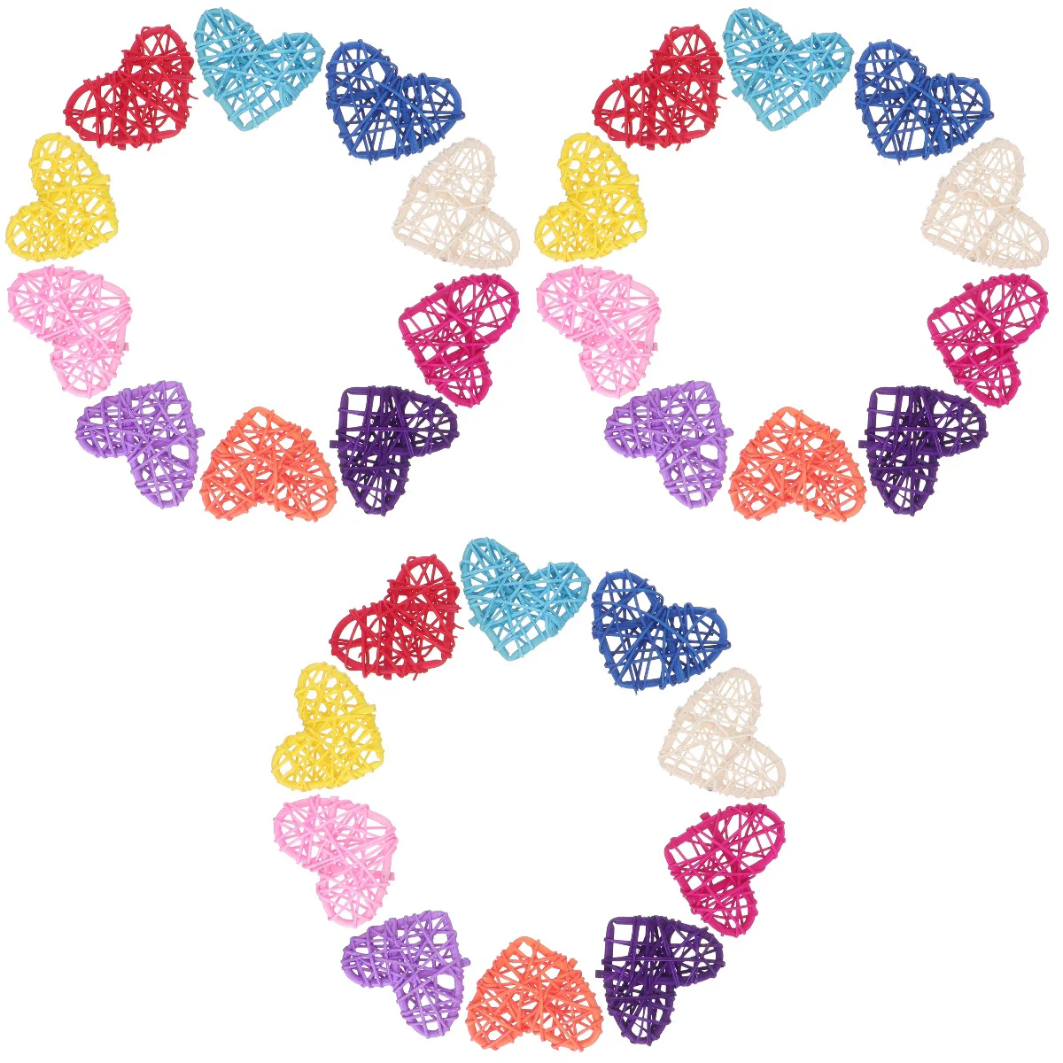 

Rattan Ballswicker Wedding Heart Props Party Natural Home Ornaments Decorative Photography Decor Wreath Baby Woven Holiday