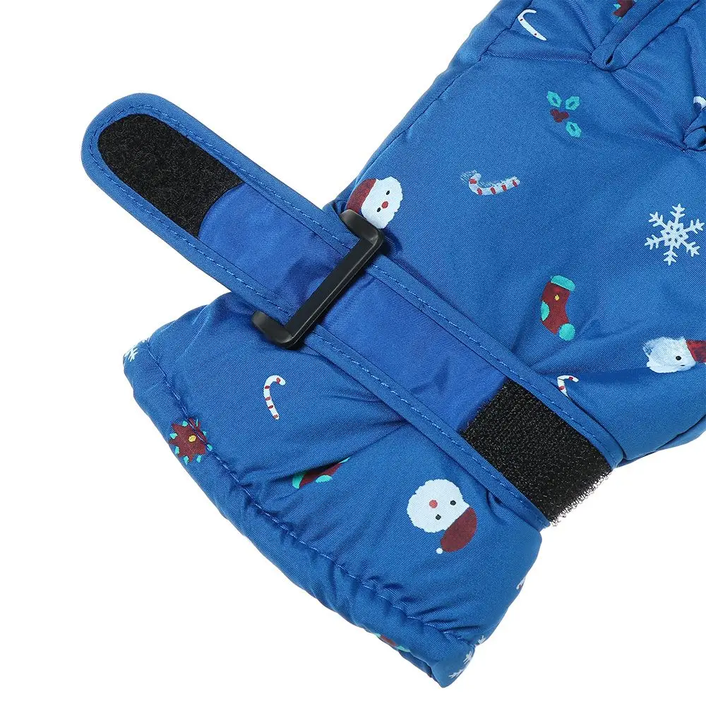 

Зимние теплые детские варежки для сноуборда с длинными рукавами детские лыжные перчатки ветрозащитные водонепроницаемые