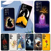 hot beauty and the beast for samsung note 20 10 9 ultra lite plus a73 a70 a20 a10 a8 a03 f23 m52 m21 j7 j6 black phone case