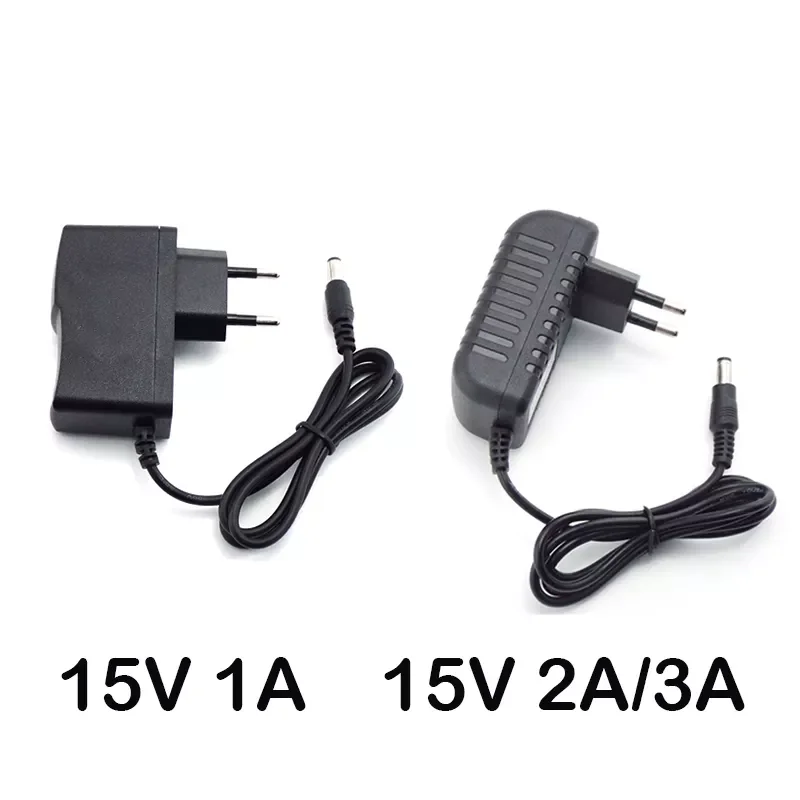 

Power Supply AC 110V 220V to DC 15V volt 1A 2A 3A 2000ma AC Charger adapter EU US for LED Strips Light lamp