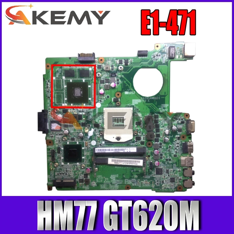 

DAZQSAMB6E0 DAZQSAMB6E1 DAZQSAMB6F1 motherboard for ACER Aspire E1-431 E1-471G V3-471 laptop motherboard SLJ8E HM77 HM76 DDR3