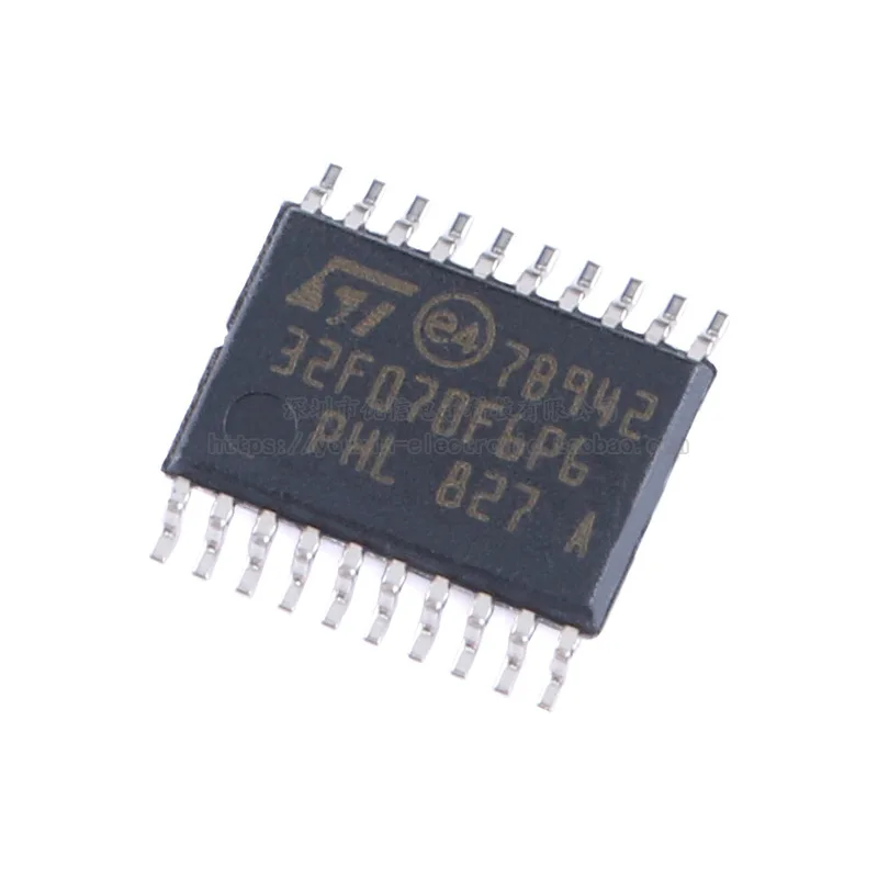 

Original STM32F070F6P6 TSSOP-20 ARM Cortex-M0 32-bit microcontroller MCU