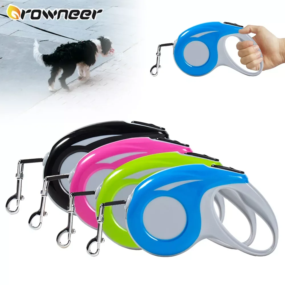 

2020JMT3M/5M Dog Leash Rope Automatic Traction Rope For Large Dogs Durable Nylon Retractable Puppy Walking Lead Extending Pet Pr