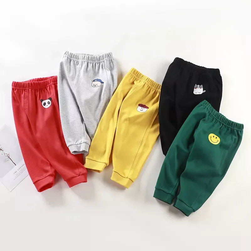 Baby Kids Boys Girls Long Trousers Cotton Autumn Sport Pants 3 6 9 12 Months Toddler Children's Clothing