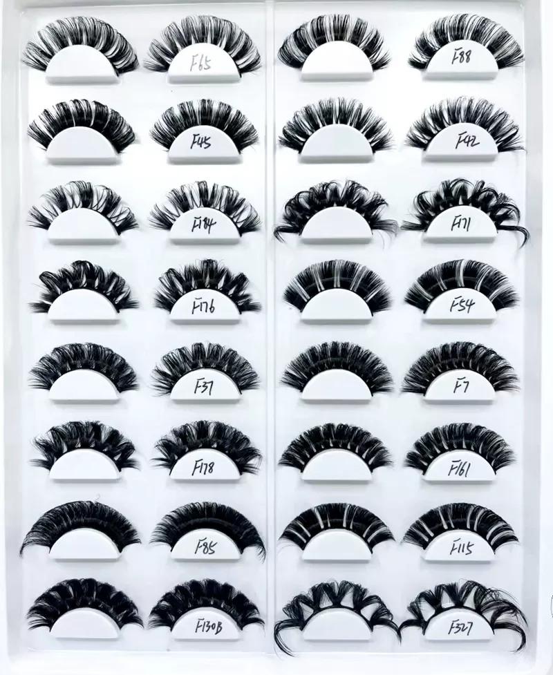 

NEW2023 DD Curl Mink Lashes 3D Mink Eyelashes Lashes Handmade Reusable Fluffy Natural Eyelashes False Lashes Makeup maquiagem