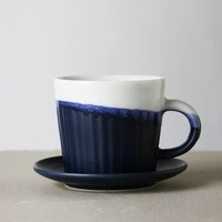 japanese style teacup set ceramic creative simple european style household mug set retro coffee cup afternoon tea drinking set