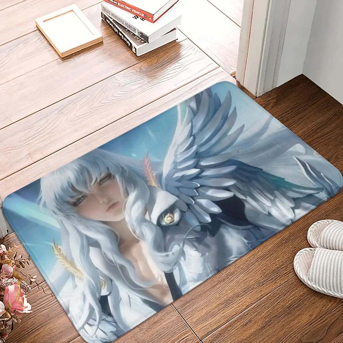 

Berserk Guts Griffith Behelit Manga Bedroom Mat Griffith Doormat Flannel Carpet Balcony Rug Home Decoration