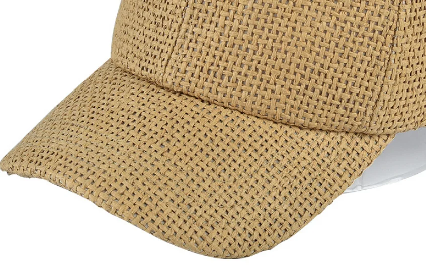 2020 Новая соломенная бейсболка Snapback с регулировкой Casquette кости Gorras Casual Dad Hat для мужчин дышащая и прохладная.