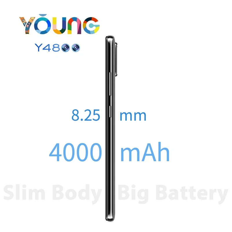 OUKITEL Y4800 Octa Core 6.3inches 6G RAM 128G ROM 12MP LTE FHD+ Android Cellphone 4000mAh 9V/2A Face ID Fingerprint Smartphone