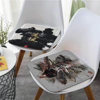 sekiro shadows die twice square seat cushion office dining stool pad sponge sofa mat non slip sofa decor tatami