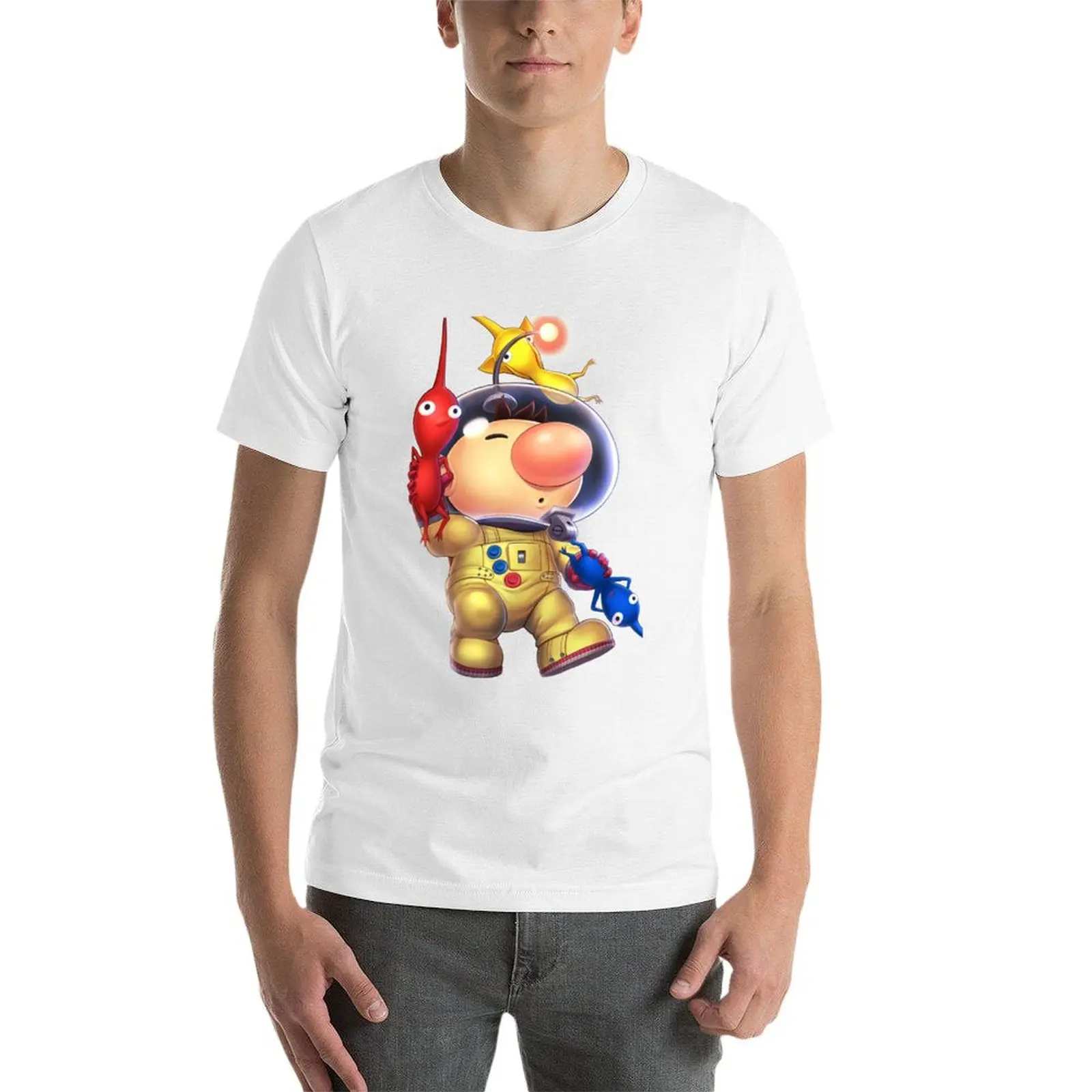 Фото Футболка Olimar (Ultimate) из мягкого хлопка с короткими рукавами, повседневная №3