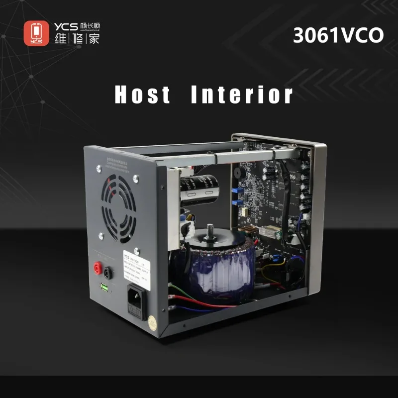 Фото YCS 2025 Новейший регулируемый лабораторный источник питания 3061 VCO OCP DC с выходом 30В 6А, портами USB-A и Type-C для быстрой зарядки №5