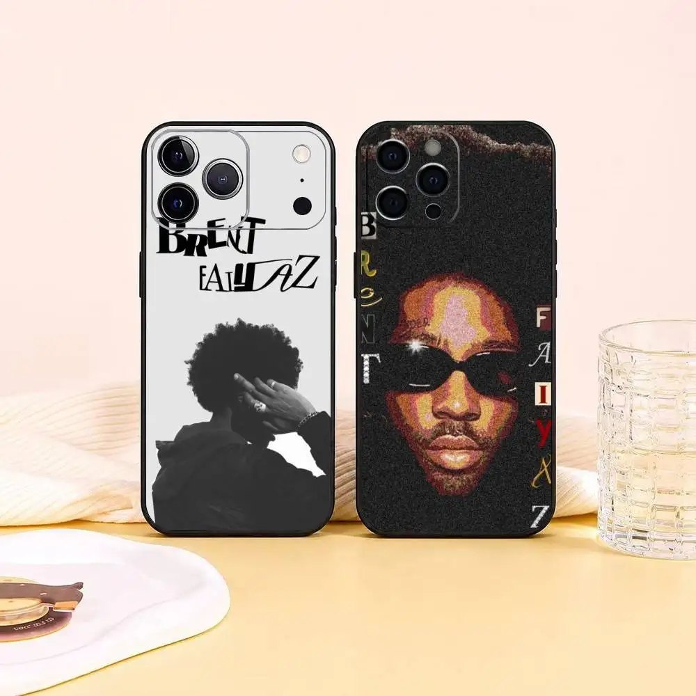 Фото Чехол для телефона Singer B-Brent Faiyaz, силиконовый, мягкий, для iPhone 17, 16, 15, 14, 13, 12, 11, X, XR, Plus, Pro, Max, Plus №1