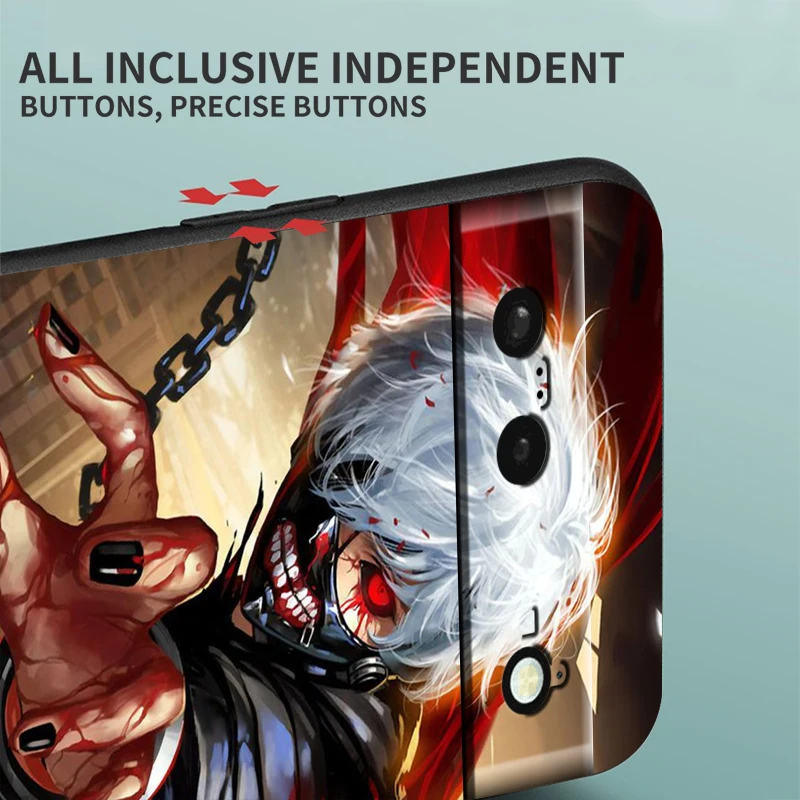 Т-Токио G-Ghoul Art Cool для Google Pixel 9 8 7A 7 6A 6 5A 5 4 4A XL 5G черный силиконовый ударопрочный