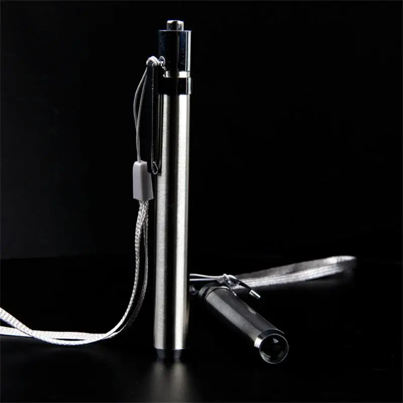 

Flashlight Stainless Steel Multifunctional Portable Practical Anti-counterfeiting Household Items Purple Light Flashlight Mini