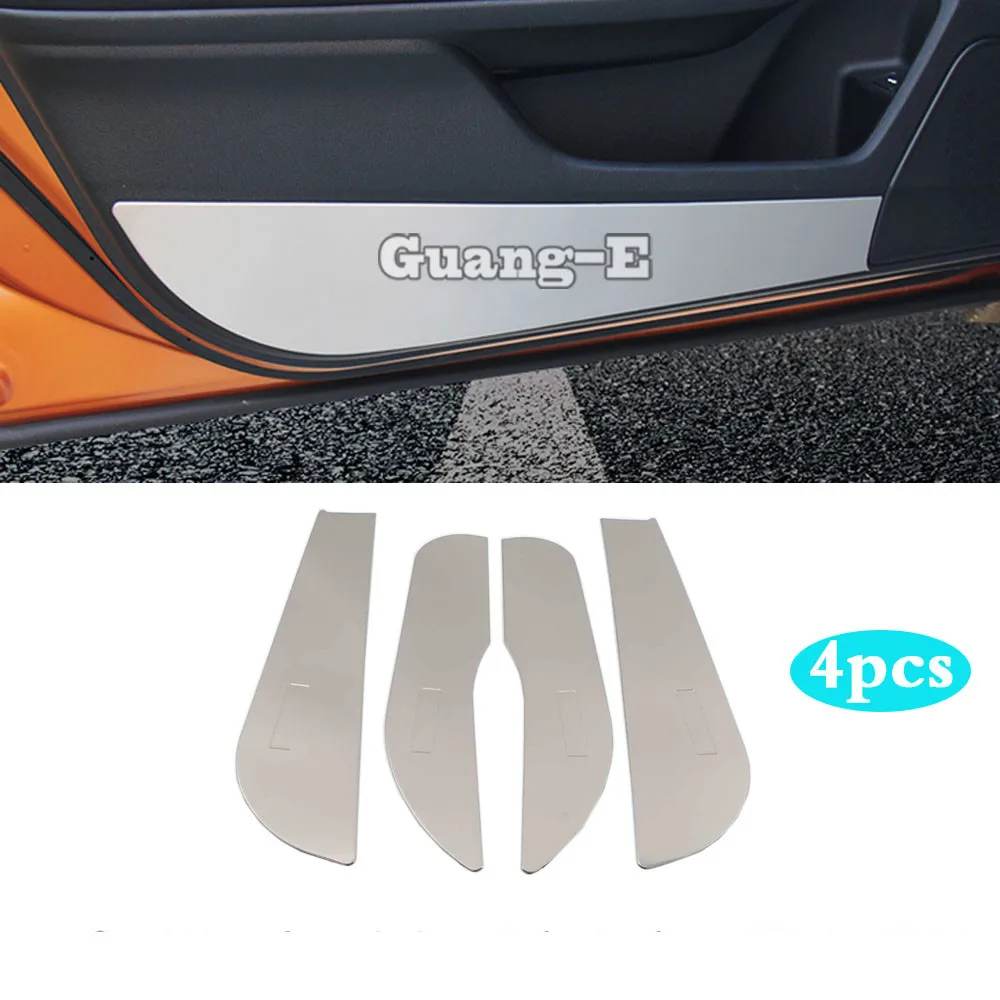 

Car Door Anti Kick Pad Stickers for Honda Civic 10th 2016 2017 2018 2019 2020 2021 Stainless Steel Accessories Decor Protector