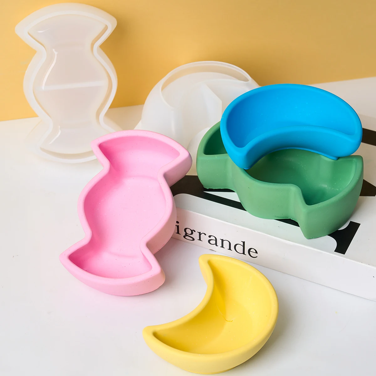 DIY банка для Хэллоуина фотообои коробка хранения пластырь литье смола форма