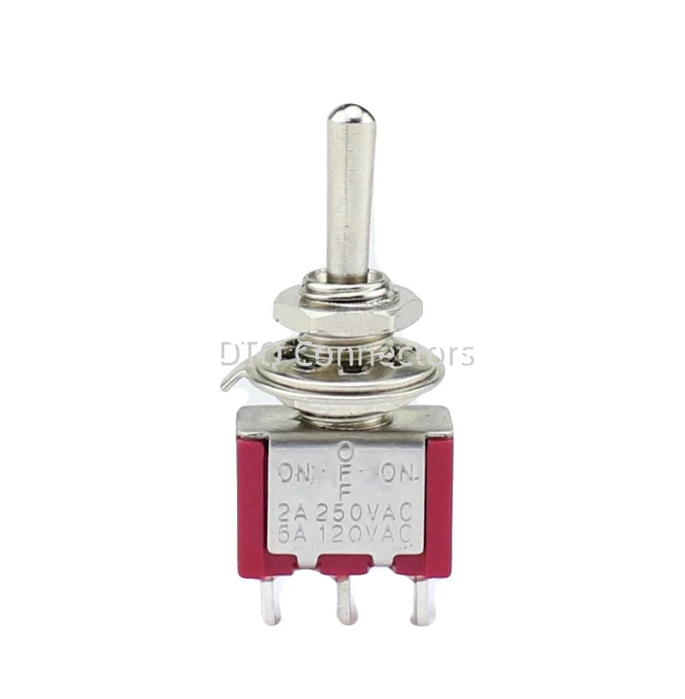 5 шт./10 шт. 6 мм кнопочный переключатель красный быстрое двухстороннее сброс с