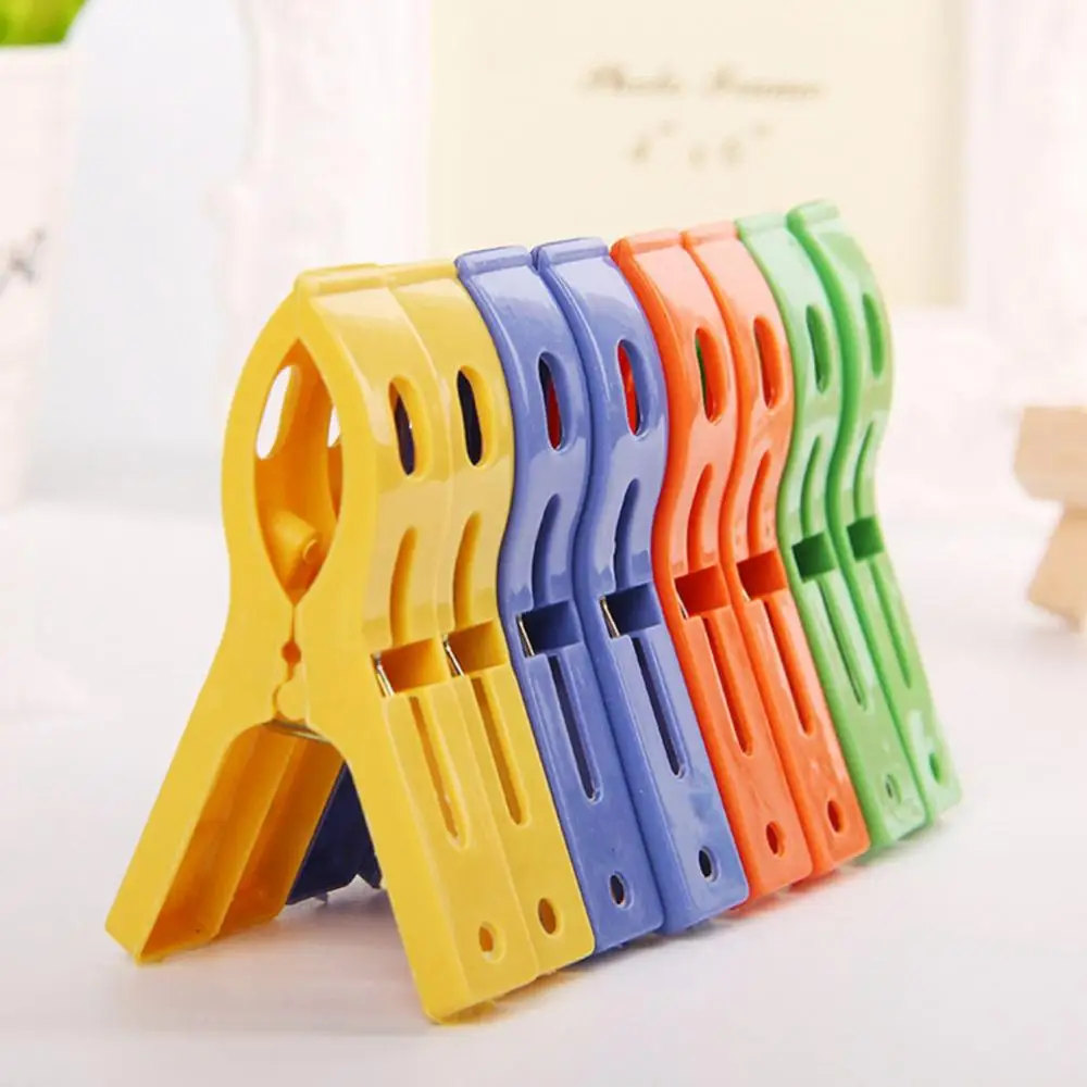 Quilt Clamp Hanger Large Spring Clips Beach Towel Large Clips Windproof Chair Colorful