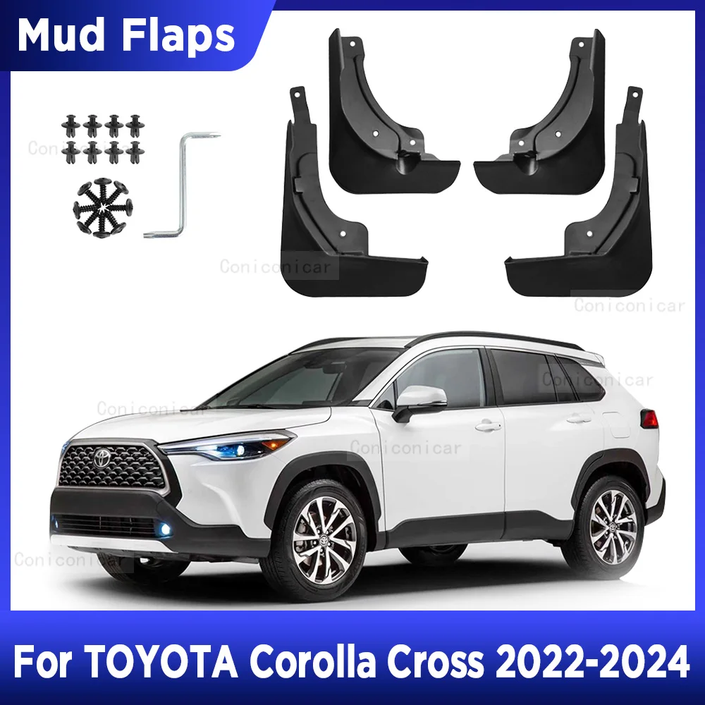 

4 шт., брызговики для TOYOTA Corolla Cross 2022-2024