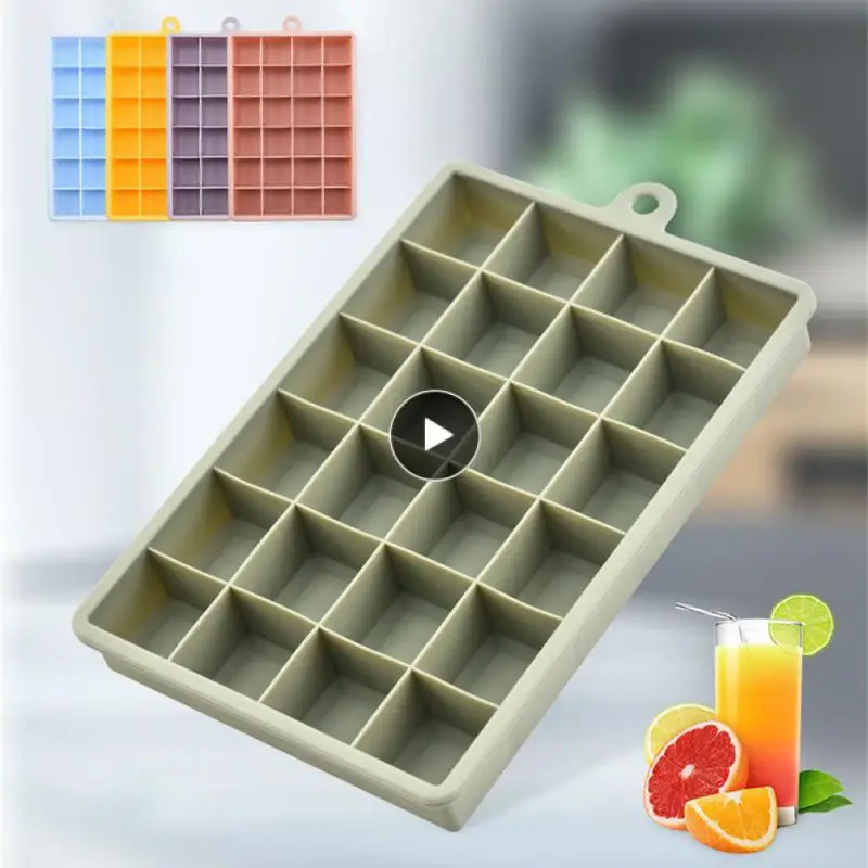 

Large Capacity Ice Grid Easy Demoulding Quick-frozen Ice Making Artifact Silicone Ice Ice Tray Summer