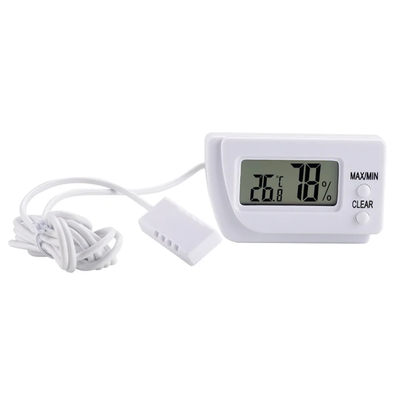 

LCD Digital Aquarium Thermometer Temperature Detector Mini Electronic Thermohygrometer Pet High Precision 1M room thermostat