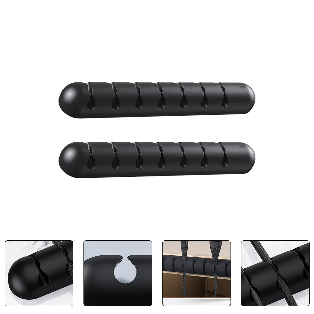 

2 шт., креативные многофункциональные самоклеящиеся держатели для кабелей