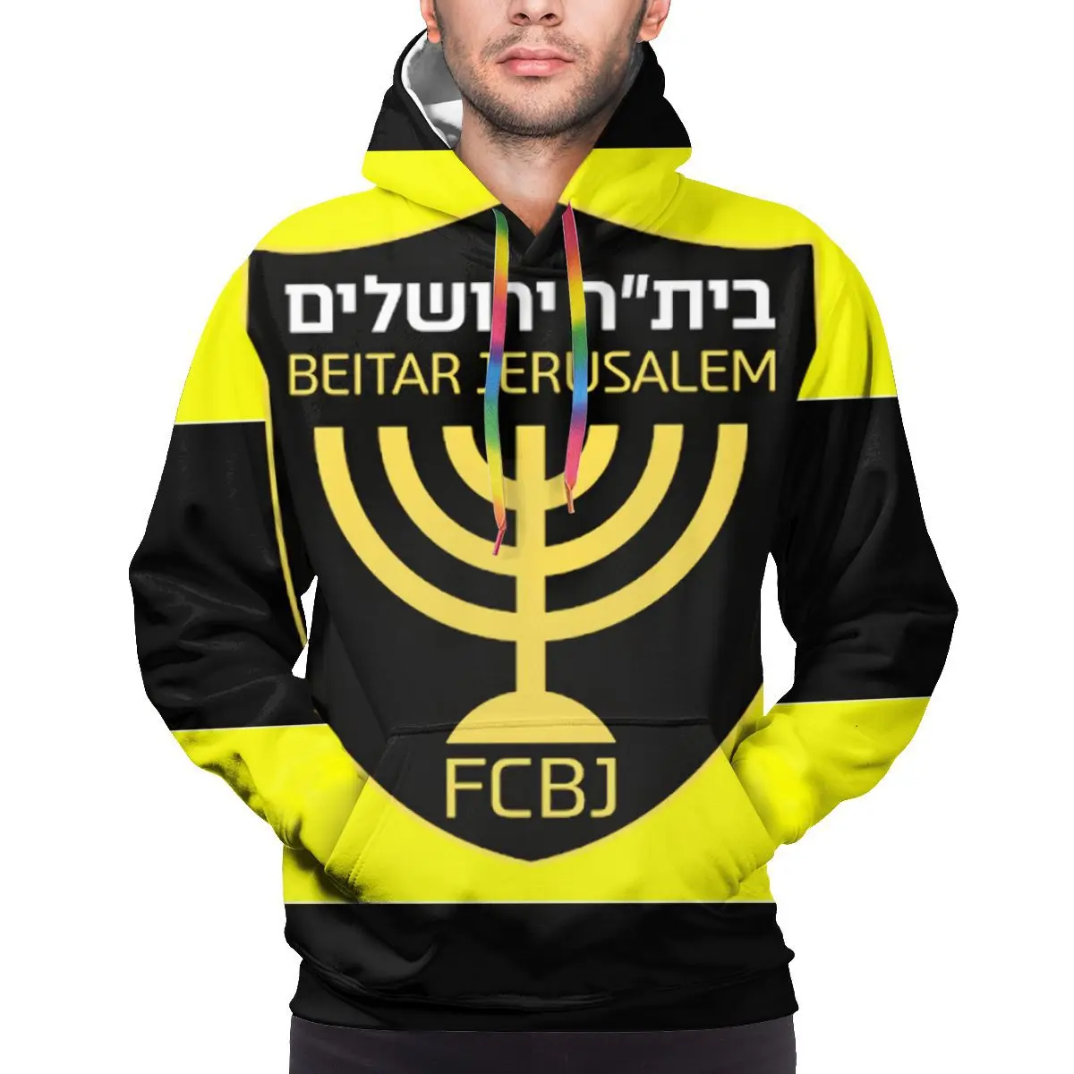 

3d-печатный Мужской пуловер с капюшоном, с карманом