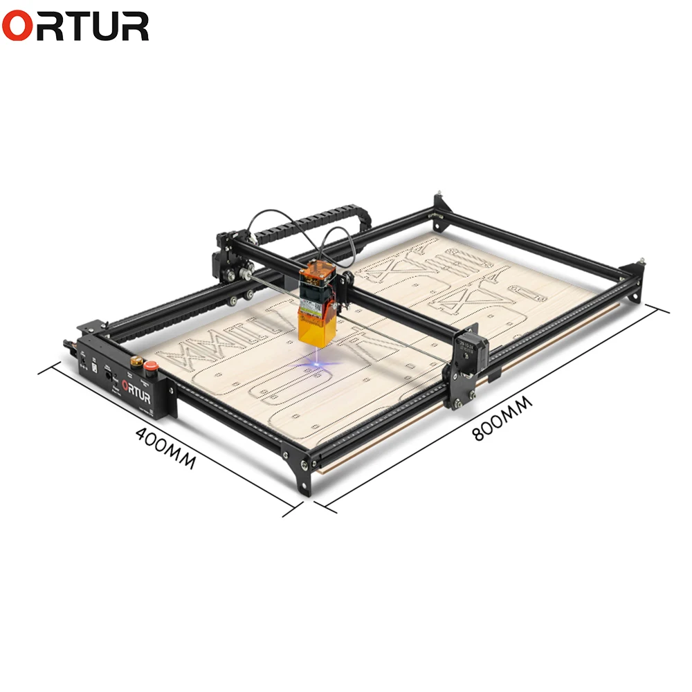 

Ortur Laser Master 2 Pro Laser Engraver 10000mm/min 24V/2A Upgraded New Functions High Speed Laser Engraving and Cutting Machine