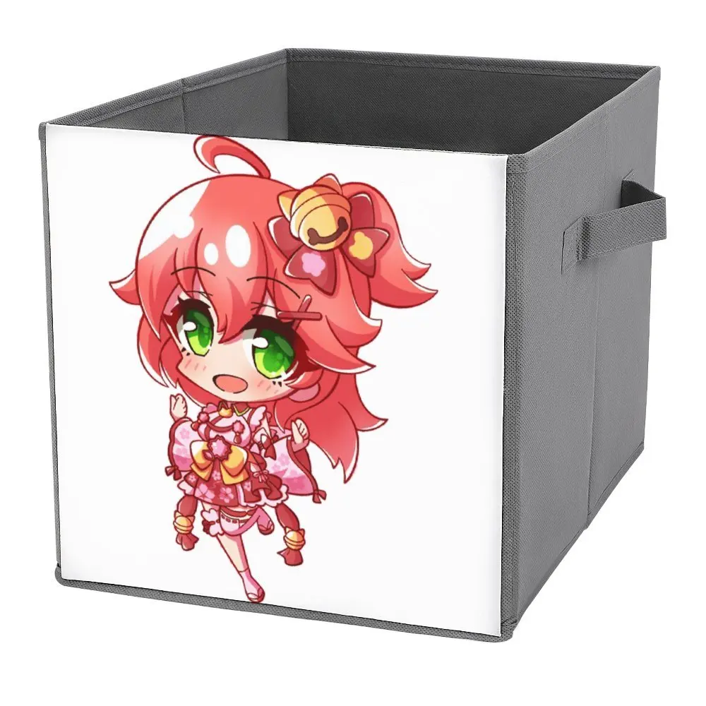 Складной ящик для хранения Sakura Miko Hololive продажи пылезащитные контейнеры игрушек