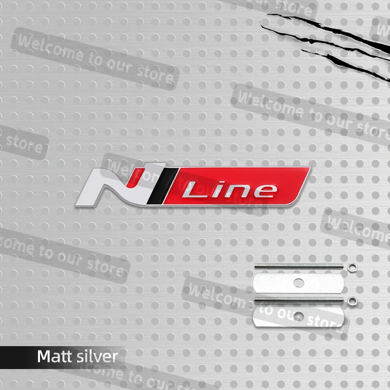 

3D металлический автомобильный Стайлинг N Line, решетка, эмблема, наклейки на задний багажник, значок кузова для Hyundai N I20 I30 I10 Ix35 Elantra Veloster Ioniq