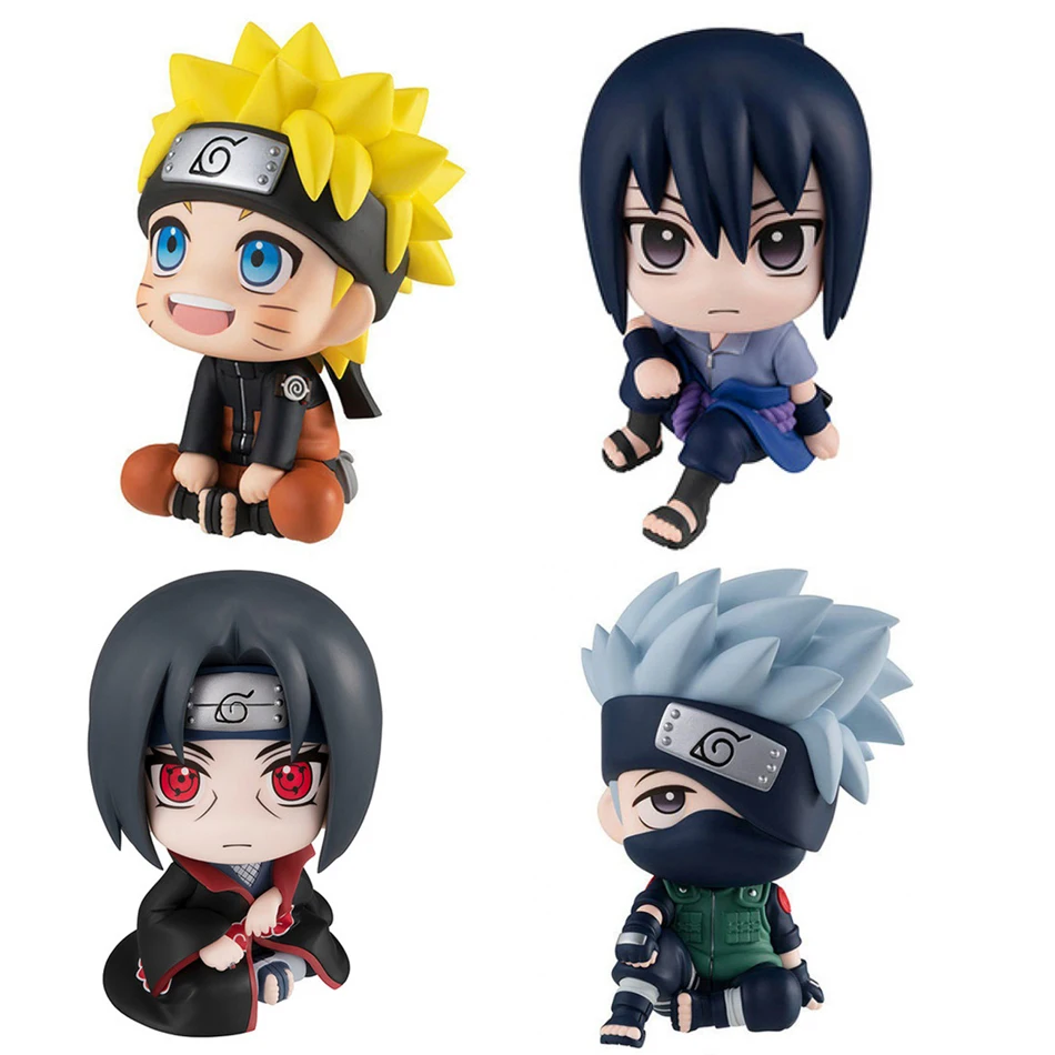 

Hot 9cm Anime Figure Uzumaki Naruto Kakashi Uchiha Sasuke Itachi Kawaii Toy Q Figural Nendoroid Car Decoration PVC Model Gift