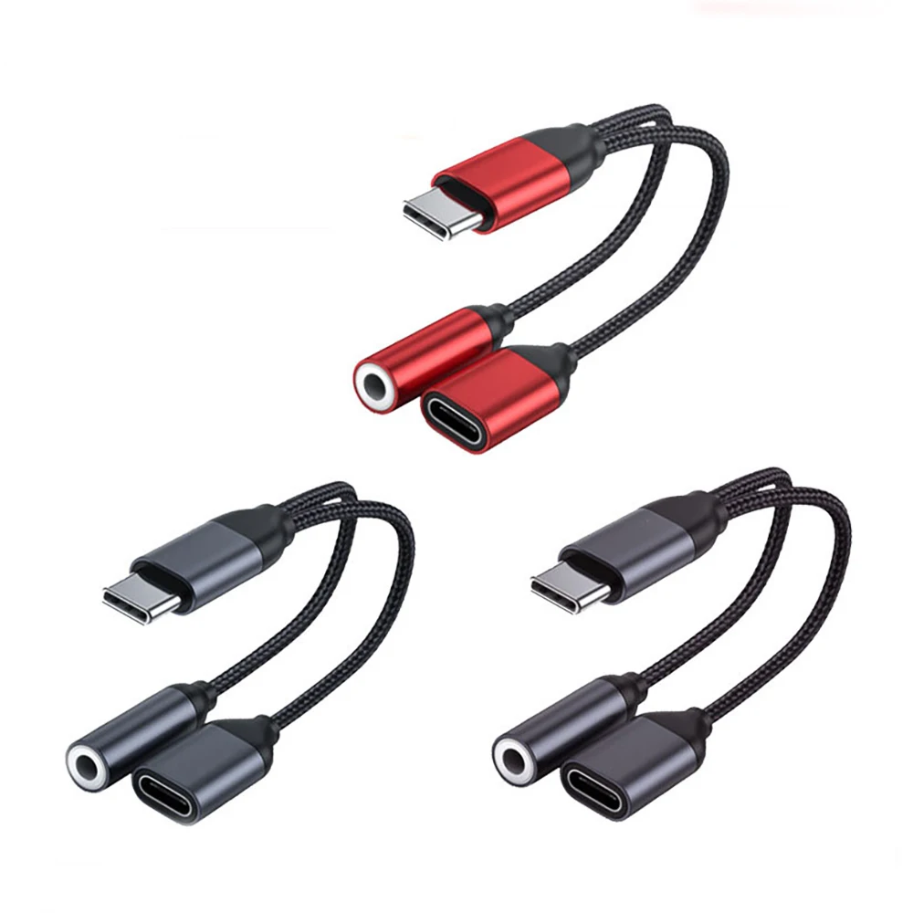 

USB Type C Adapter For Huawei Mate 20 P40 P20 Pro Xiaomi Mi6 8 Mix2S Oneplus 3.5mm Headphone Jack Aux Adaptor Charging Connector