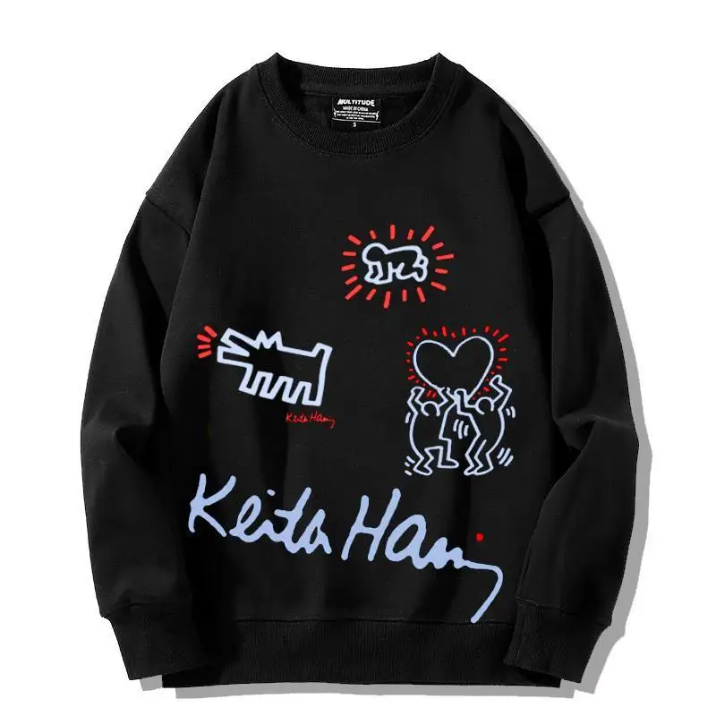 Свитшот для мужчин и женщин Повседневная Уличная одежда 2022 хлопковые топы