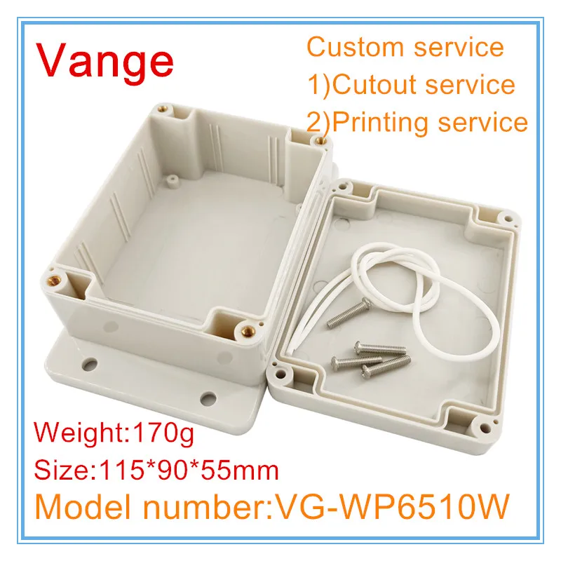 1 шт./лот Настенный монтажный выходной ящик 115*90*55 мм водонепроницаемый IP65