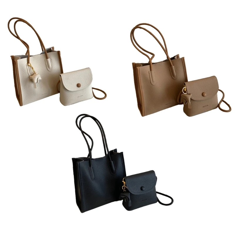

2023 NEW Bucket Bags Shoulder Bag with Small Crossbody Bag Large Capacity Fashion Tote Versatile Handbag for Women Girl