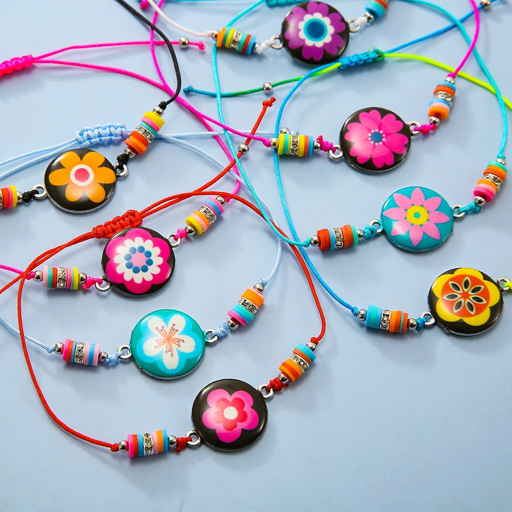 12 шт. бусины из полимерной глины в стиле бохо |