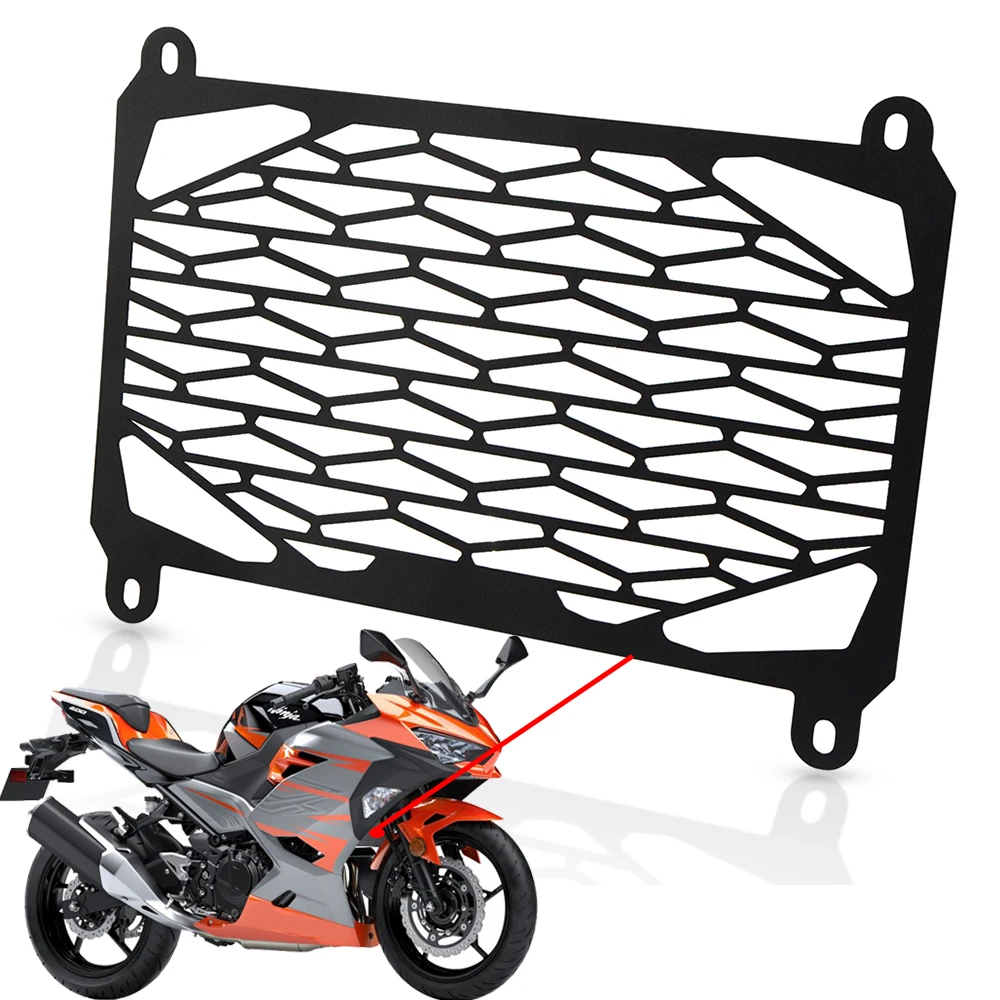 

For Kawasaki ninja 400 Ninja400 2018 2019 2020 Motorcycle Radiator Grille Grill Guard Cover Protection z400 Z400 Z 400 2019-2020