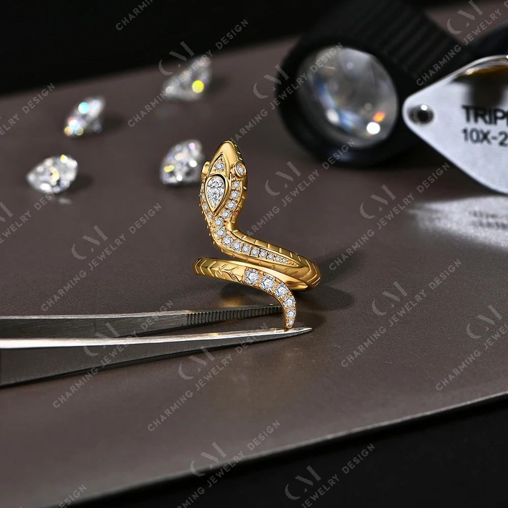 Кольцо с муассанитом и бриллиантами для мужчин женщин очаровательное кольцо в