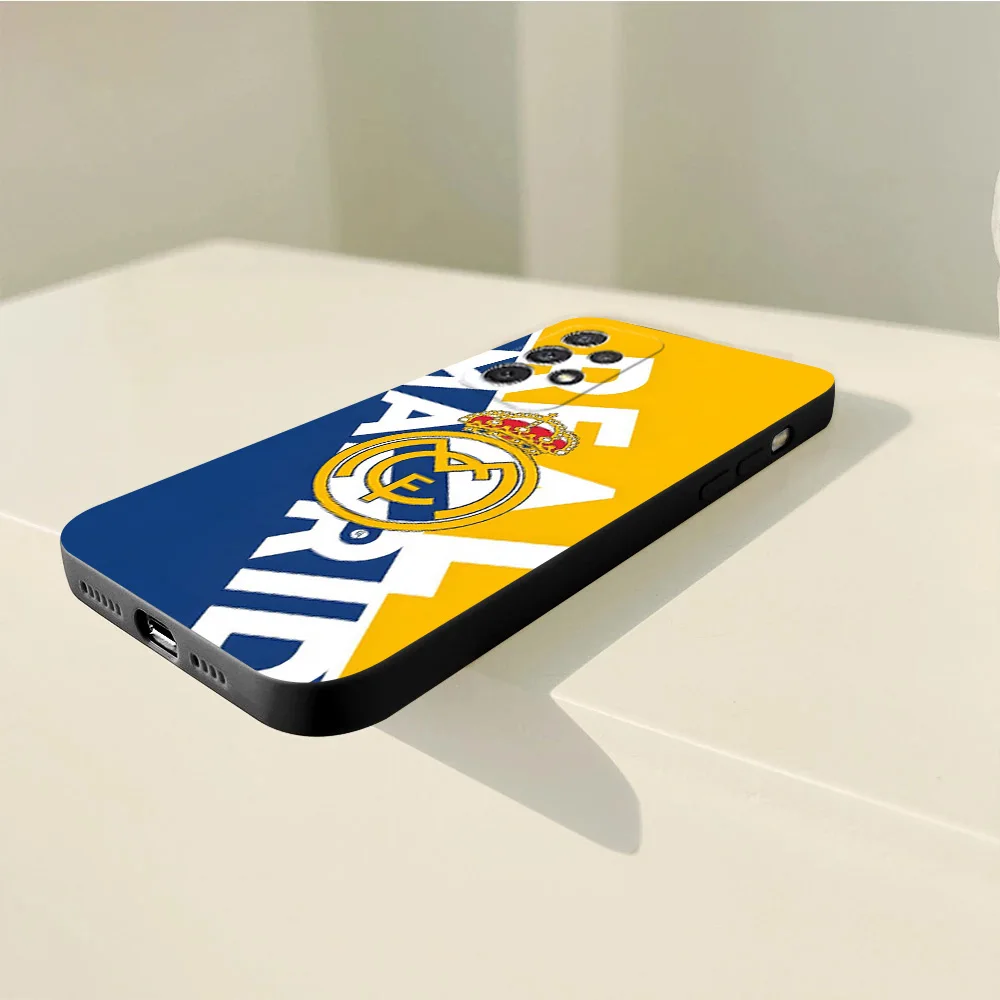 

Real-FC-Madrid Phone Case For Sumsung S23 S22 S21 Plus Ultra A23 A13 A33 A53 A52 A51 A22 A30 A32 A50 Black Soft Cover