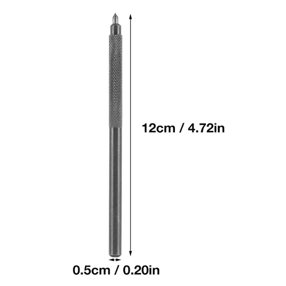 

Alloy Scoring Needle Scriber Pen Black High Hardness 120x5mm For Make Cutting Marks On Ceramic Cutting Marker Pen
