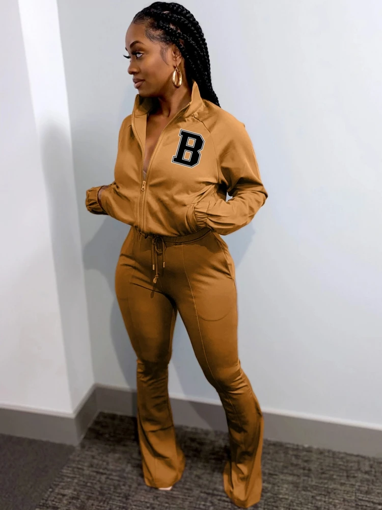 

2 Piece Women Set Dashiki African Clothes Autumn Winter New Fashion Long Sleeve Top And Pants Suit Party Lady Matching Sets