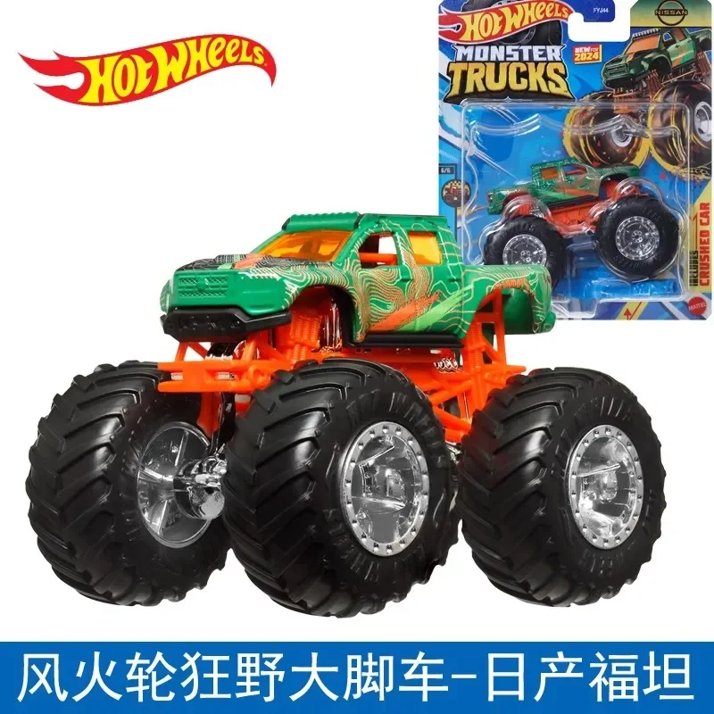 Оригинальные автомобили Hot Wheels Monster Trucks литые под давлением 1/64 игрушки для